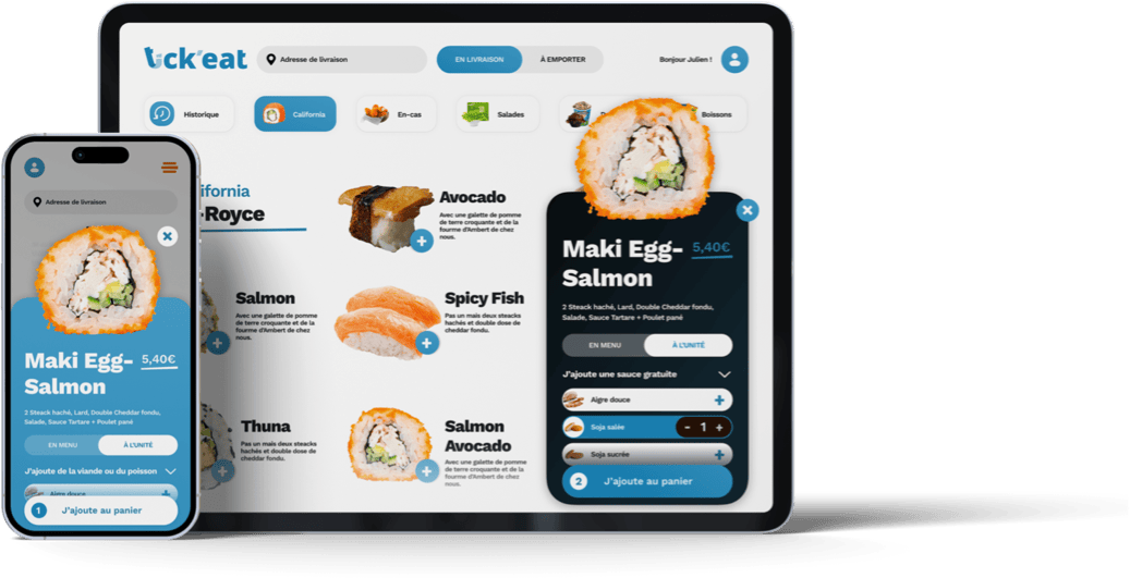 Boutique e-commerce restaurant