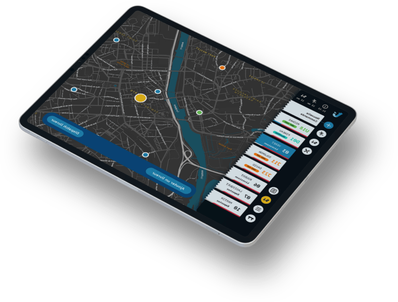 Caisse avec dispatch livraison