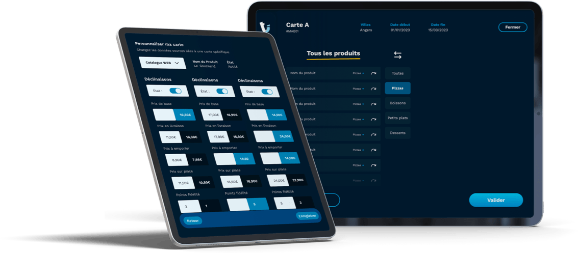 Gestion de carte restauration