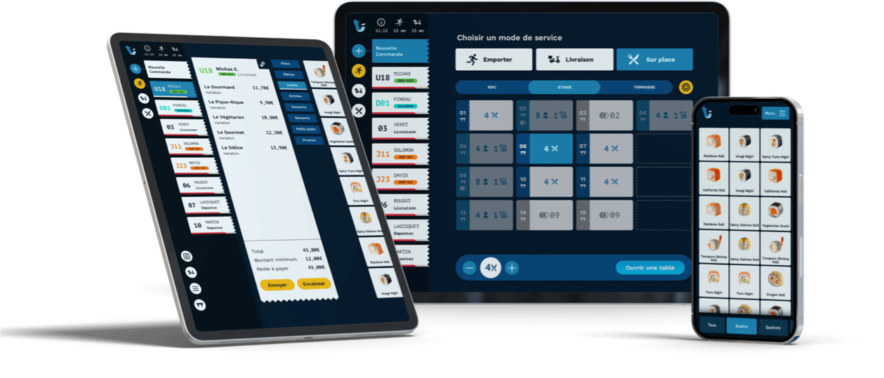 Logiciel caisse pour restaurants