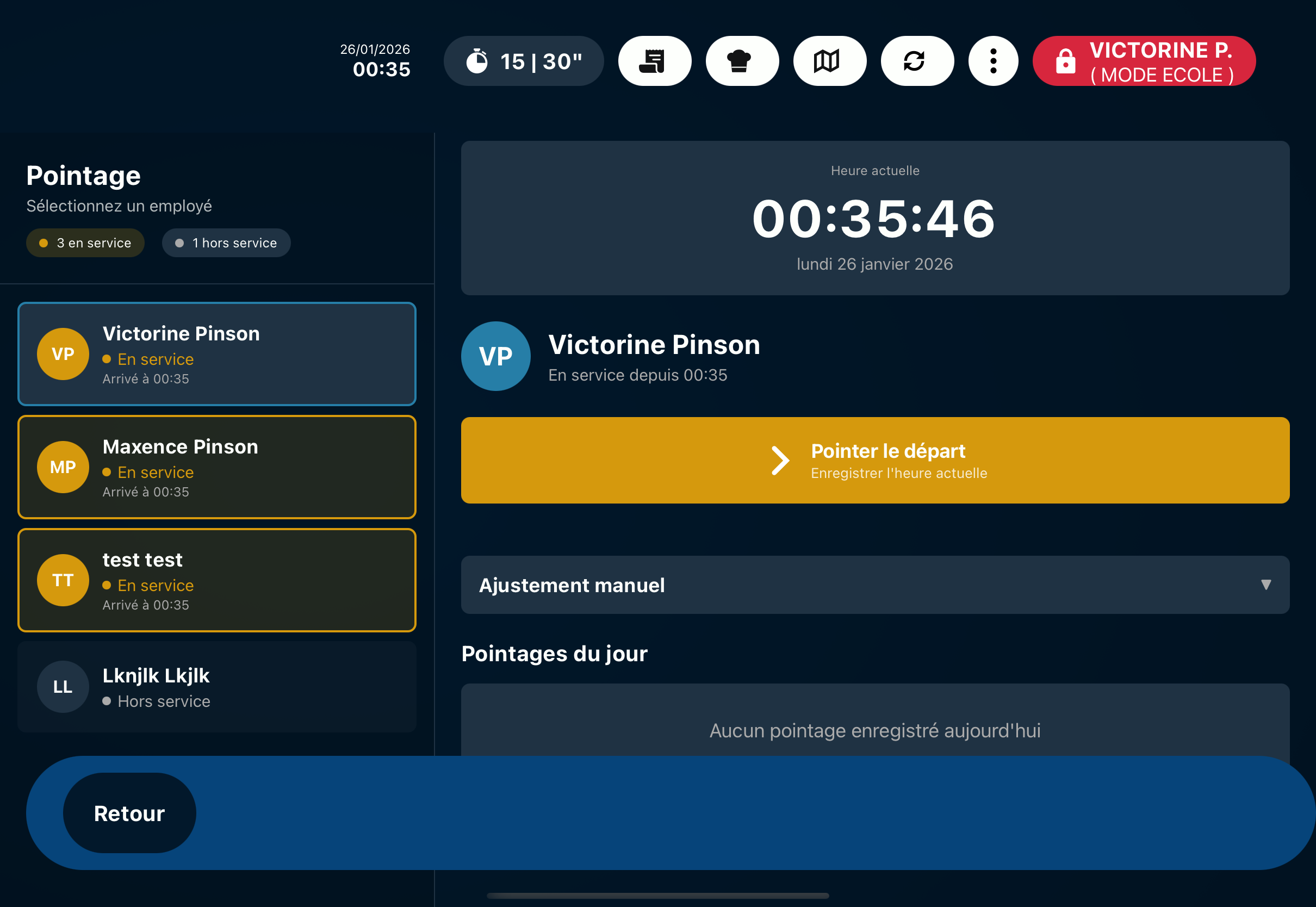 Dispatch livreurs Tick'eat