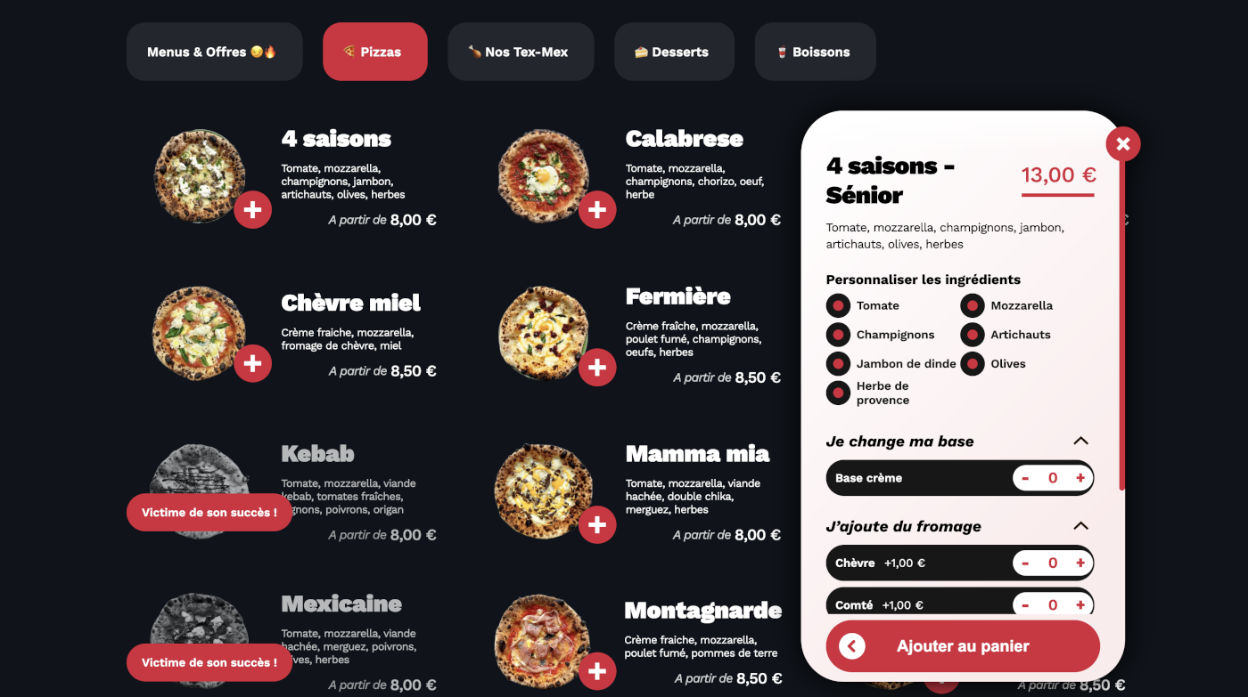 Boutique en ligne Tick'eat