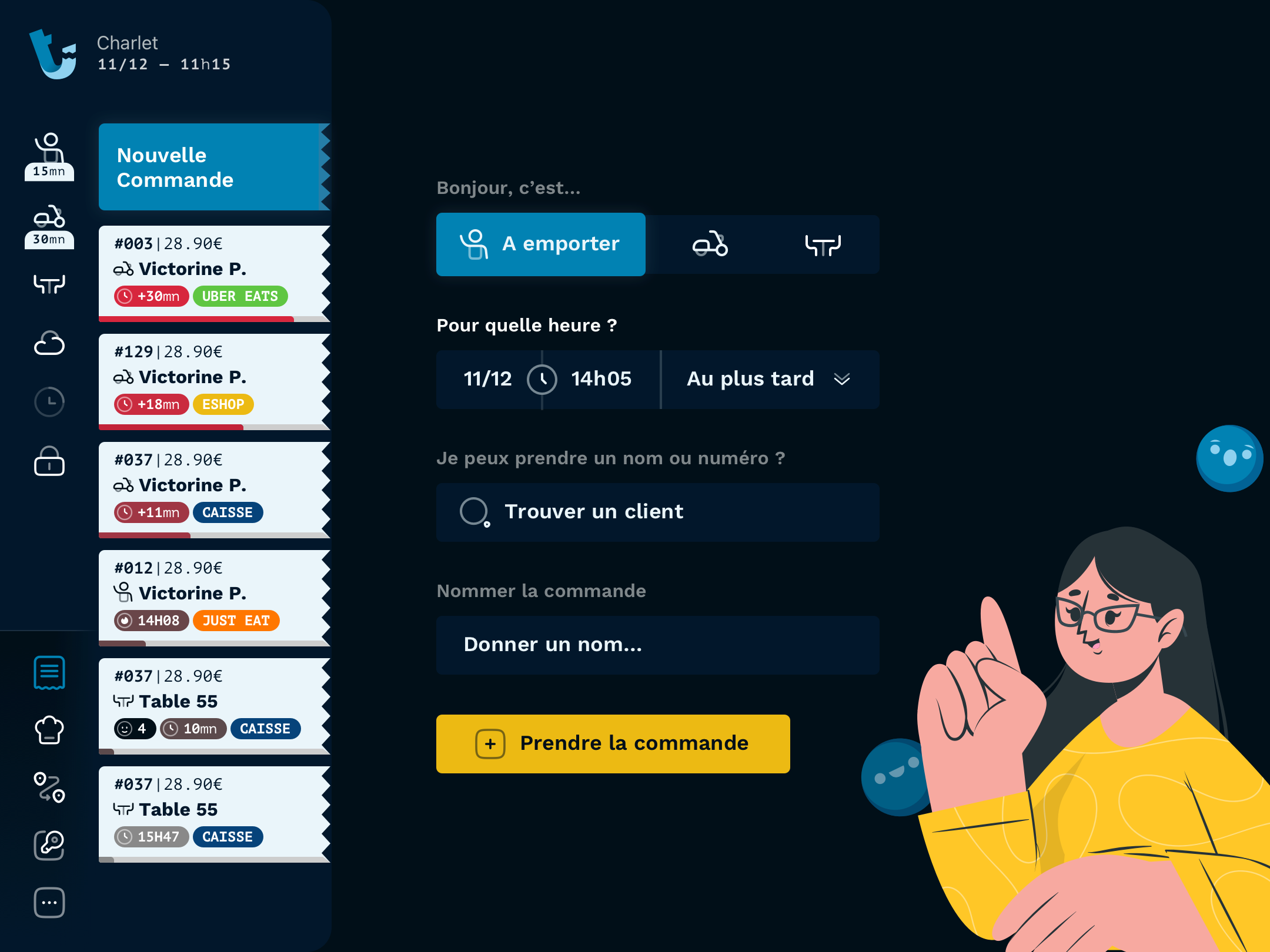 Plateformes de livraison