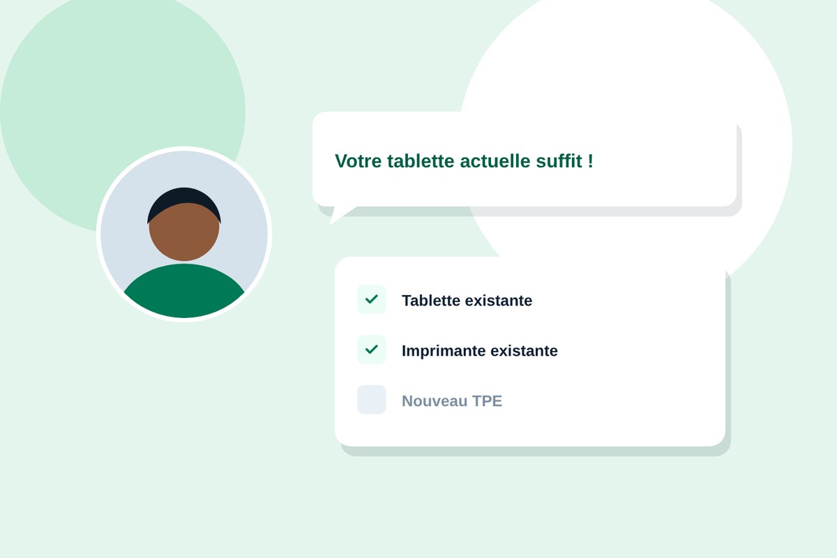 Un conseiller aide à choisir le bon équipement, y compris garder le matériel actuel