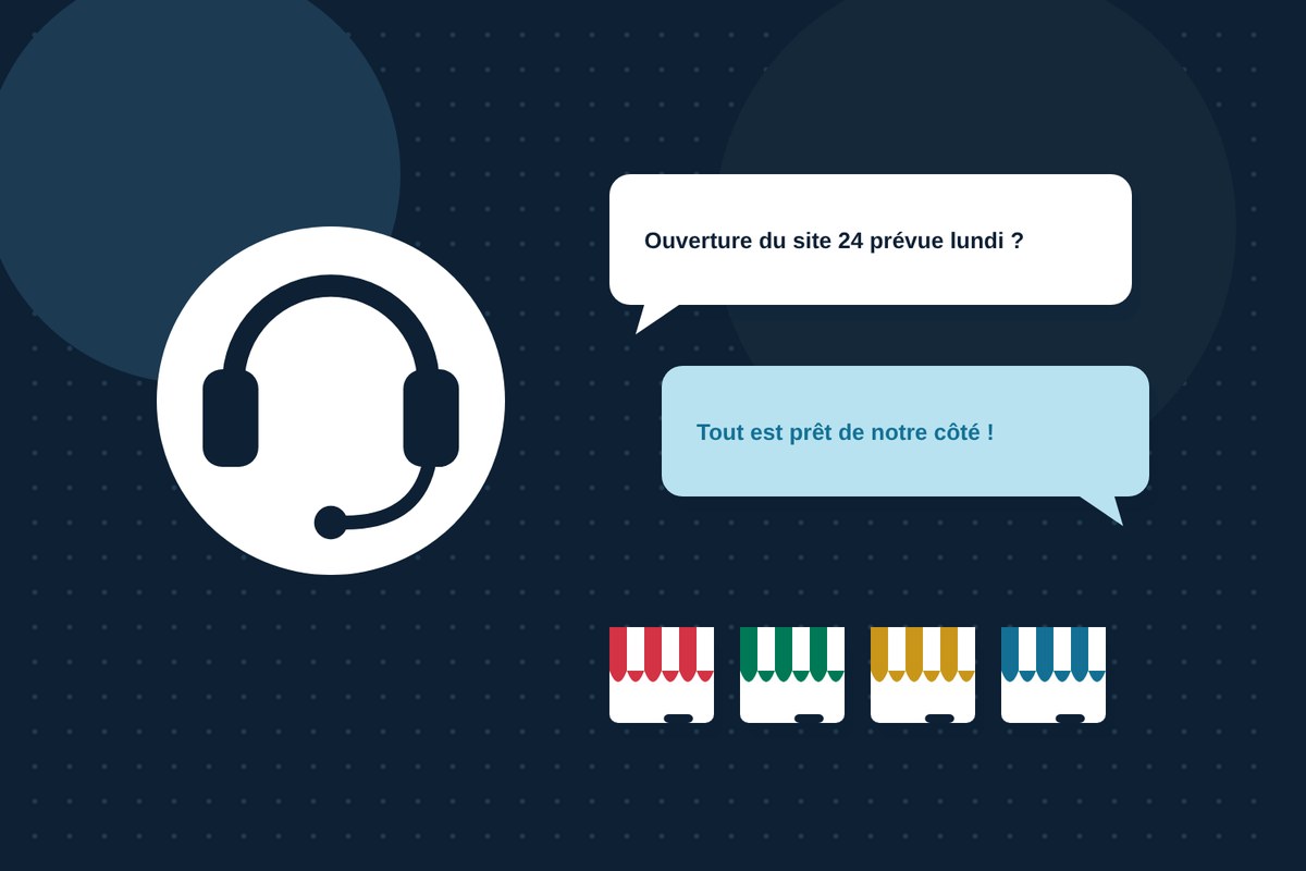 Un conseiller du support accompagne l'équipe siège qui gère plusieurs dizaines d'établissements