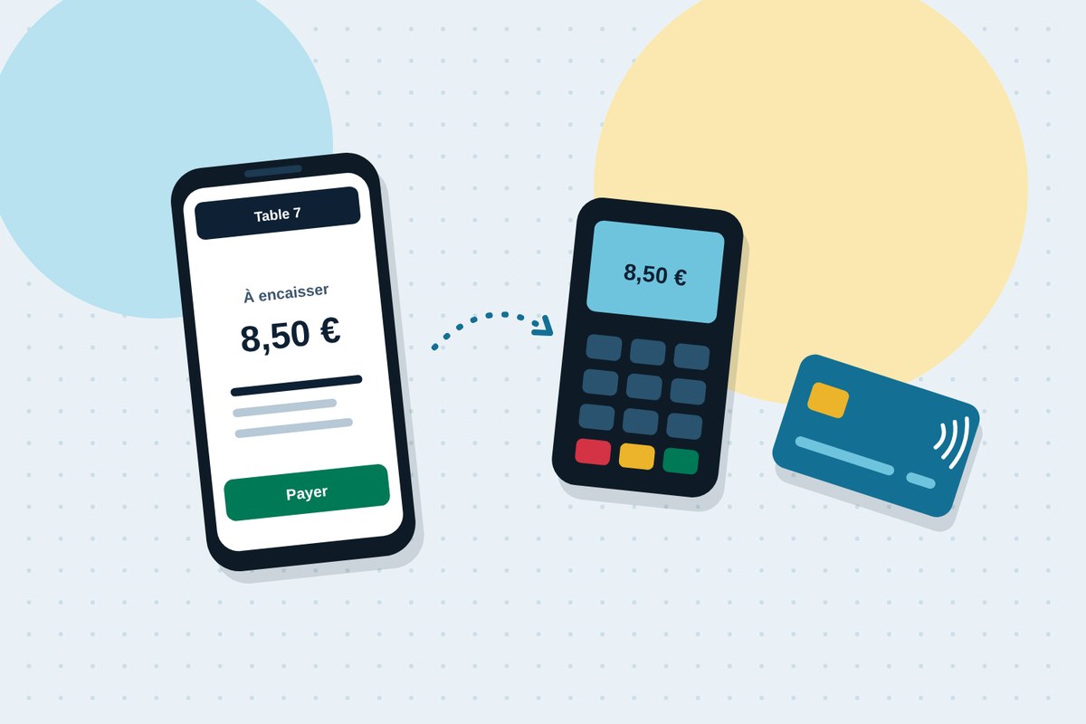 Un terminal compact connecté au smartphone pour accepter la carte bancaire