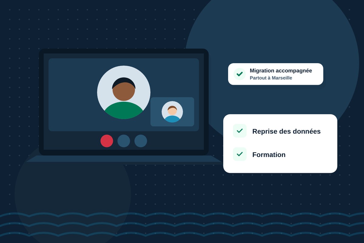 Un conseiller accompagne à distance le changement de logiciel de caisse
